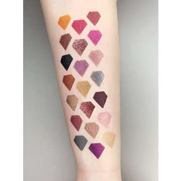 Makeup Swatch Sticker Stencils, 6 Pack of Vinyl Swatch Stencils, Makeup Artist Supply, Beauty Supply