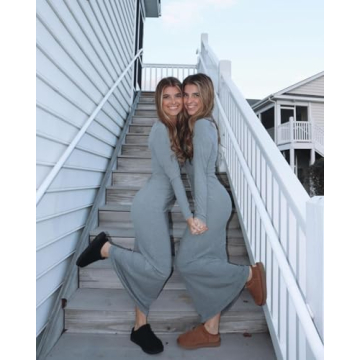 Stylish SHAPERX Long Sleeve Bodycon Maxi Dress for Women