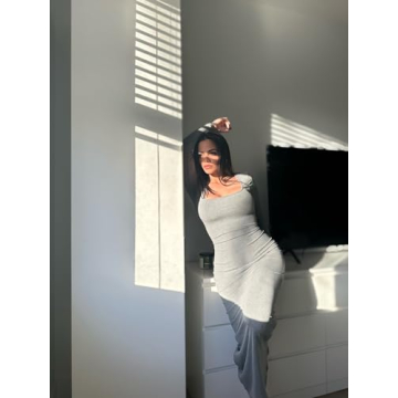 Stylish SHAPERX Long Sleeve Bodycon Maxi Dress for Women