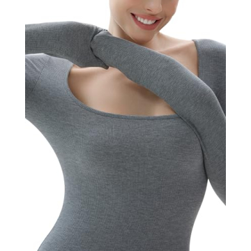 Stylish SHAPERX Long Sleeve Bodycon Maxi Dress for Women