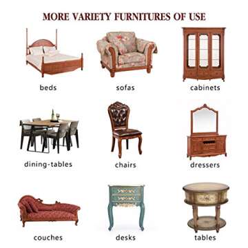 24 PCS Felt Furniture Movers Sliders for Smooth Moves