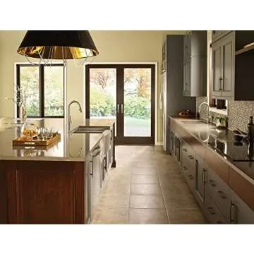 Moen Align Spot Resist Stainless Motionsense Two-Sensor Touchless One-Handle High Arc Modern Pulldown Kitchen Faucet with Reflex Docking System, 7565ESRS