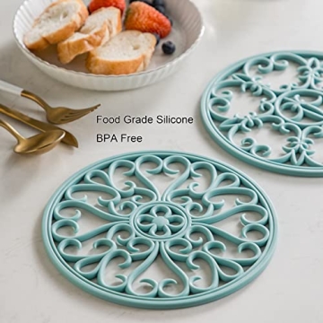 Silicone Trivet Mat Set - Stylish & Heat Resistant Kitchen Pads