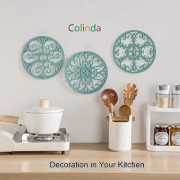 Silicone Trivet Mat Set - Stylish & Heat Resistant Kitchen Pads