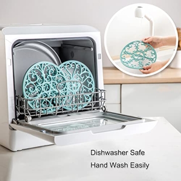 Silicone Trivet Mat Set - Stylish & Heat Resistant Kitchen Pads