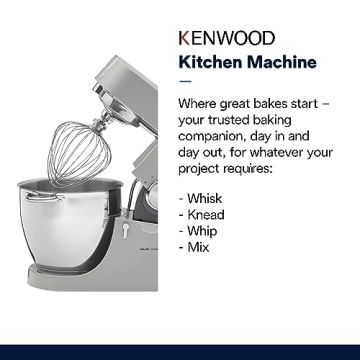 Kenwood Chef Titanium Kitchen Mixer - 800W Power & 7-Qt Capacity