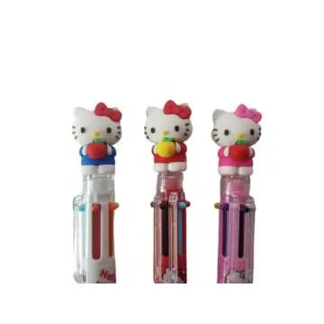 Hello Kitty 0.7mm 6-Color Ballpoint Pen - Cute & Fun