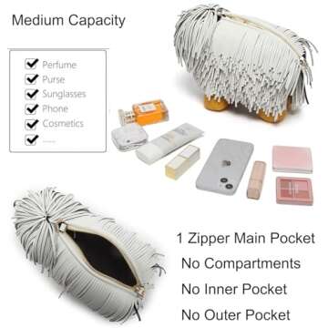 Lyuxhetaokdiq Women Dog Shaped Crossbody Shoulder Bag Handbag PU Leather Unique Novelty Dog Shaped Purse(White)