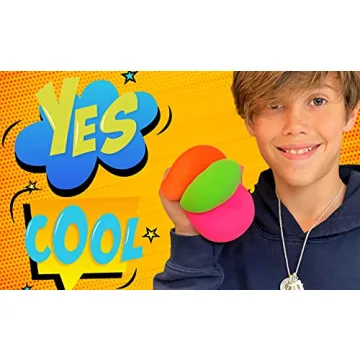 Squishy Dough Ball Stress Relief Toy Neon Colors
