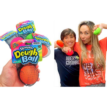 Squishy Dough Ball Stress Relief Toy Neon Colors