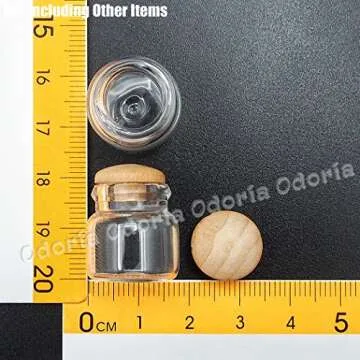 Odoria Mini Glass Jars Set for Dollhouse Decor