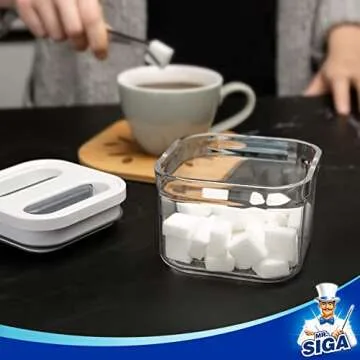 MR.SIGA Airtight Food Storage Containers for Freshness