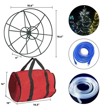 Dazzle Bright Christmas Lights Storage Bags: Organize Decor Easily