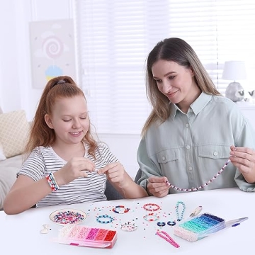 6000 Pcs Pink Clay Beads for Creative Jewelry Making