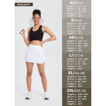 BALEAF Women's Pleated Athletic Skirt for Active Wear