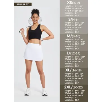 BALEAF Women's Pleated Athletic Skirt for Active Wear