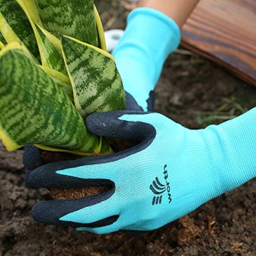 Comfort Coated Gardening Gloves for Women - Durable & Breathable