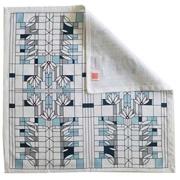 Frank Lloyd Wright Water Lilies Dinner Napkin Set of 4