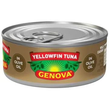 Genova Premium Yellowfin Tuna in Olive Oil - Pack of 8