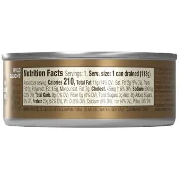 Genova Premium Yellowfin Tuna in Olive Oil - Pack of 8