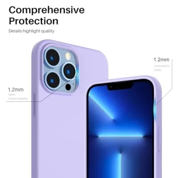 ORNARTO iPhone 13 Pro Max Liquid Silicone Case 6.7 inch