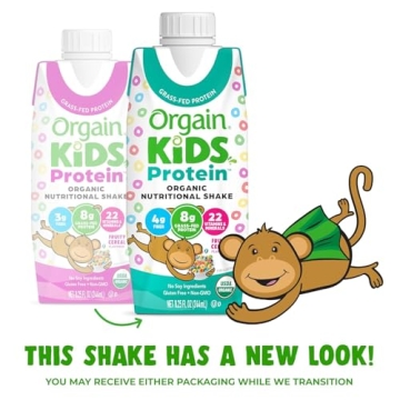 Orgain Organic Kids Shake Fruity Cereal Nutritional Drink