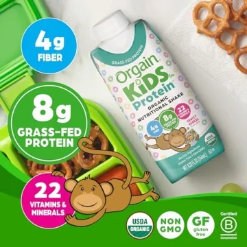 Orgain Organic Kids Shake Fruity Cereal Nutritional Drink