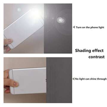 NICETOWN 100% Blackout Curtains with Black Liners, Thermal Insulated Full Blackout 2-Layer Lined Drapes, Energy Efficiency Window Draperies for Bedroom (Grey, 2 Panels, 52-inch W by 63-inch L)