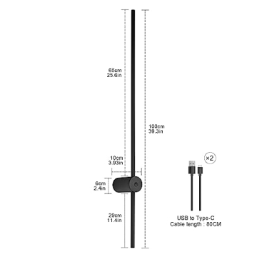 Aanyhoh Battery Operated Wall Sconces - USB Rechargeable