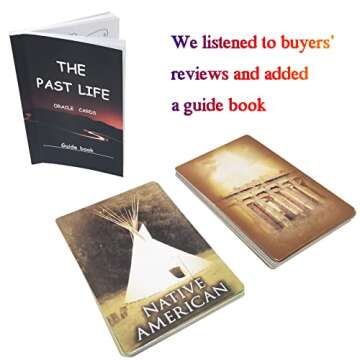 GZXINKE Past Life Oracle Cards Deck with Guide Book – Unveil Your Love Story