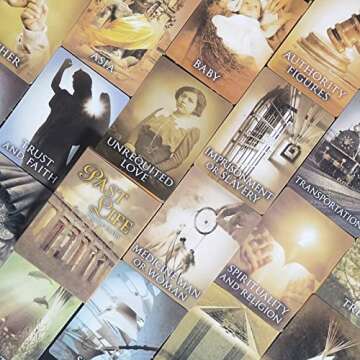 GZXINKE Past Life Oracle Cards with Guide Book for Love Insights