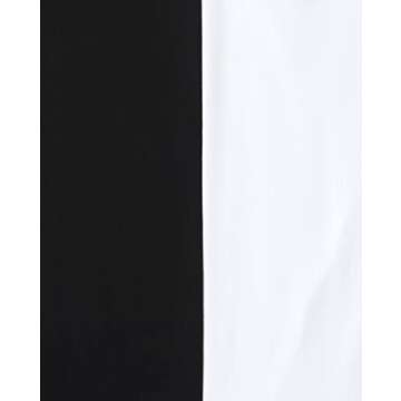 The Children's Place baby boys And Toddler Short Sleeve Basic Layering T-shirt T Shirt, Black/New Na...