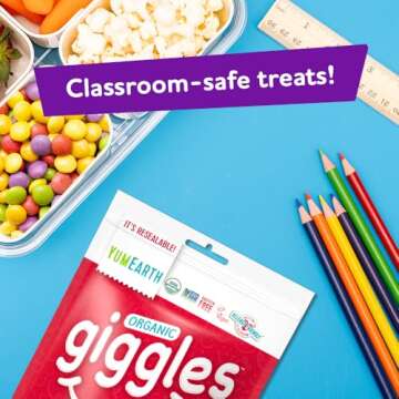 YumEarth Organic Giggles - Allergy Friendly, Vegan Candy