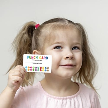 Reward Punch Cards for Kids Teachers 200 Pack