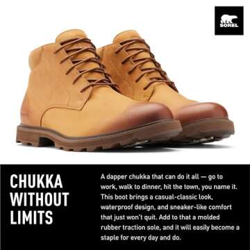 SOREL Men's Madson ll Chukka Waterproof Boot