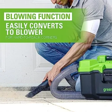 Greenworks 40V Brushless Wet Dry Vacuum Cordless Cleaner