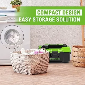 Greenworks 40V Brushless Wet Dry Vacuum Cordless Cleaner