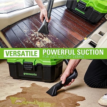 Greenworks 40V Brushless Wet Dry Vacuum Cordless Cleaner