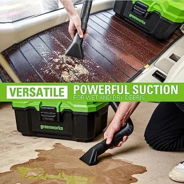 Greenworks 40V Brushless Wet Dry Vacuum Cordless Cleaner