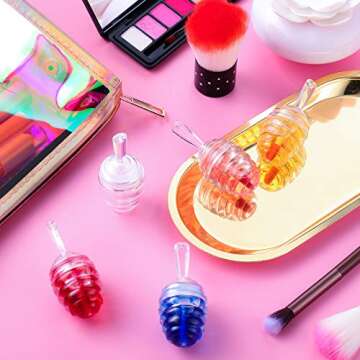 28 Cute Honey Pot Lip Gloss Tubes for DIY Cosmetics