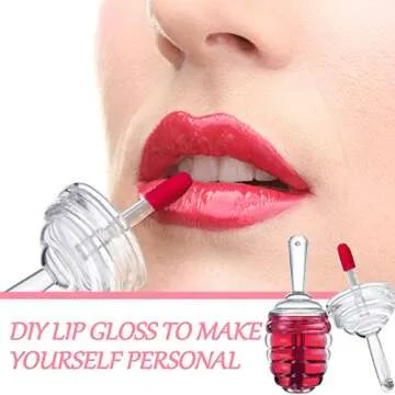 28 Cute Honey Pot Lip Gloss Tubes for DIY Cosmetics