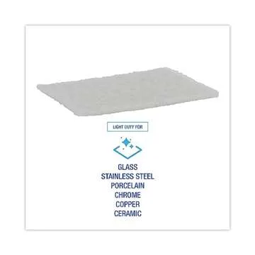Boardwalk Light Duty Scour Pad - 6x9, 20 Pack