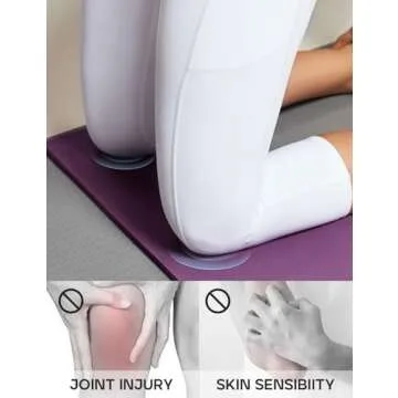 Yoga Knee Pads Cushion Non-Slip Knee Mat by Heathyoga for Yoga and Gardening Activities