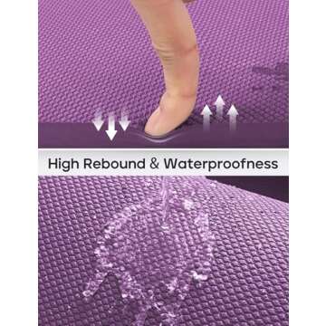 Non-Slip Yoga Knee Pads Cushion for Comfort and Support