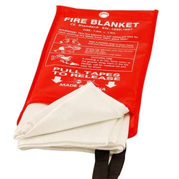 Aksipo Fire Blanket - Portable Fire Safety Solution 2 Pack