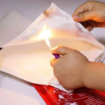 Aksipo Fire Blanket - Portable Fire Safety Solution 2 Pack