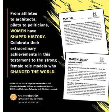 2022 History Channel This Day in Women's History Boxed Calendar: 365 Extraordinary Women and Events ...