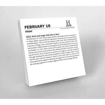 2022 Boxed Women's History Calendar - Daily Inspiration