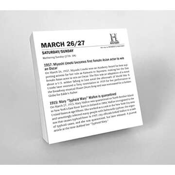 2022 Boxed Women's History Calendar - Daily Inspiration
