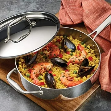Tramontina Tri-Ply 3-Quart Sauté Pan - Versatile & Durable